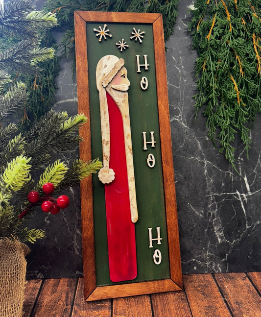 Farmhouse Skinny Santa Frame - Nifty Decor & More