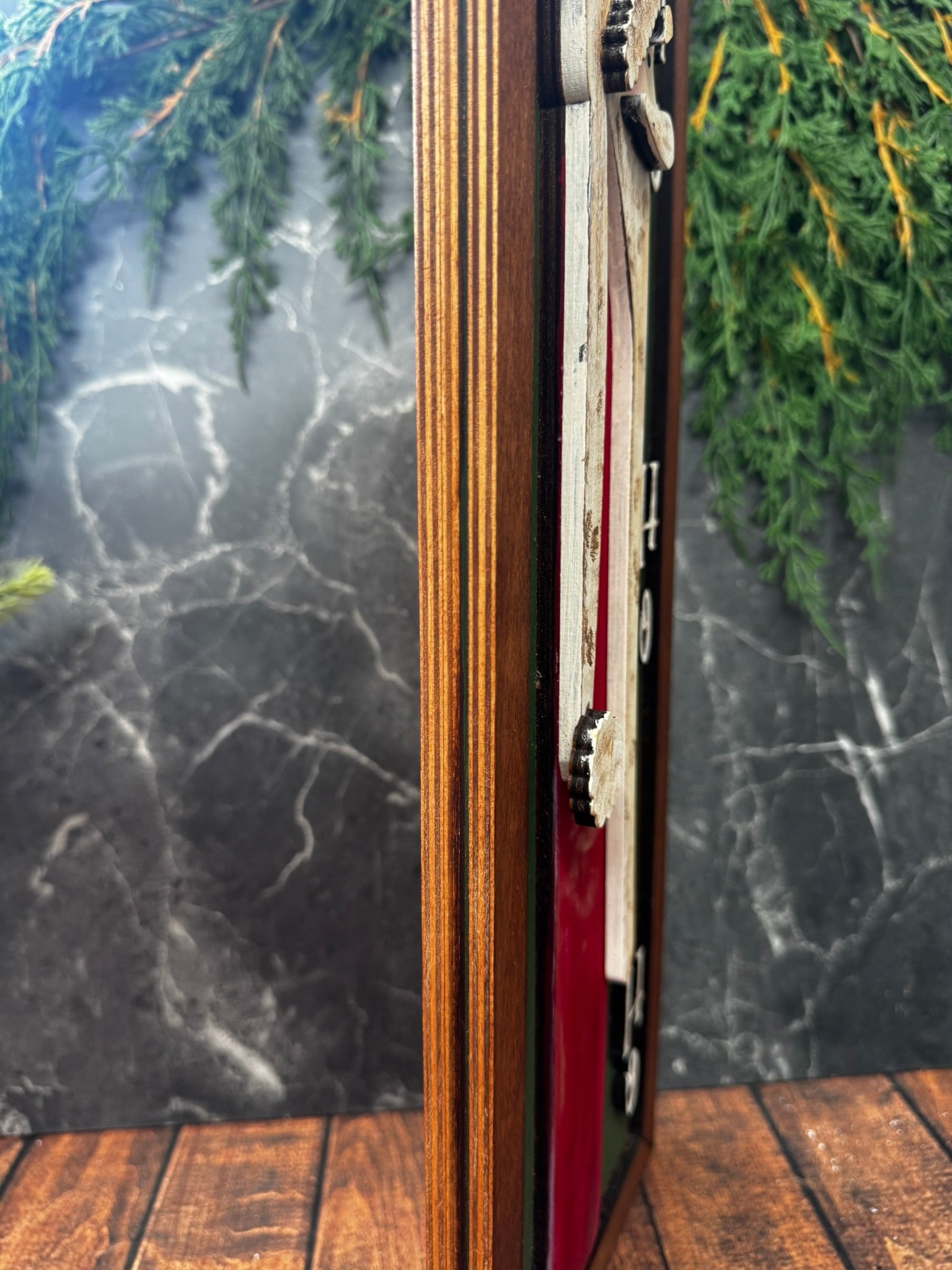Farmhouse Skinny Santa Frame