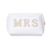 Mrs. Bridal Beauty Cosmetics Pouch - Makeup Bag for Brides