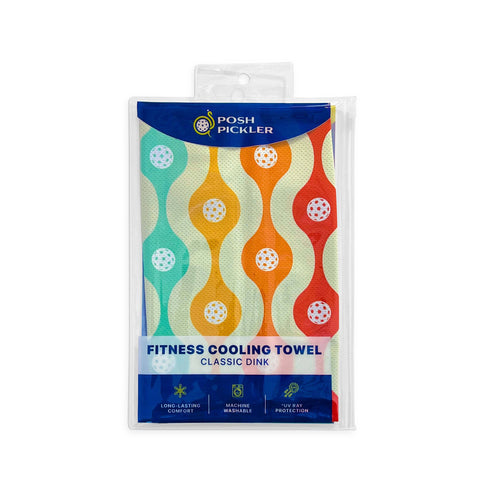 Cooling Towel - Classic Dink Sport Design Pickleball Towel