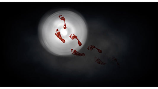 Fearful Footprints Scene