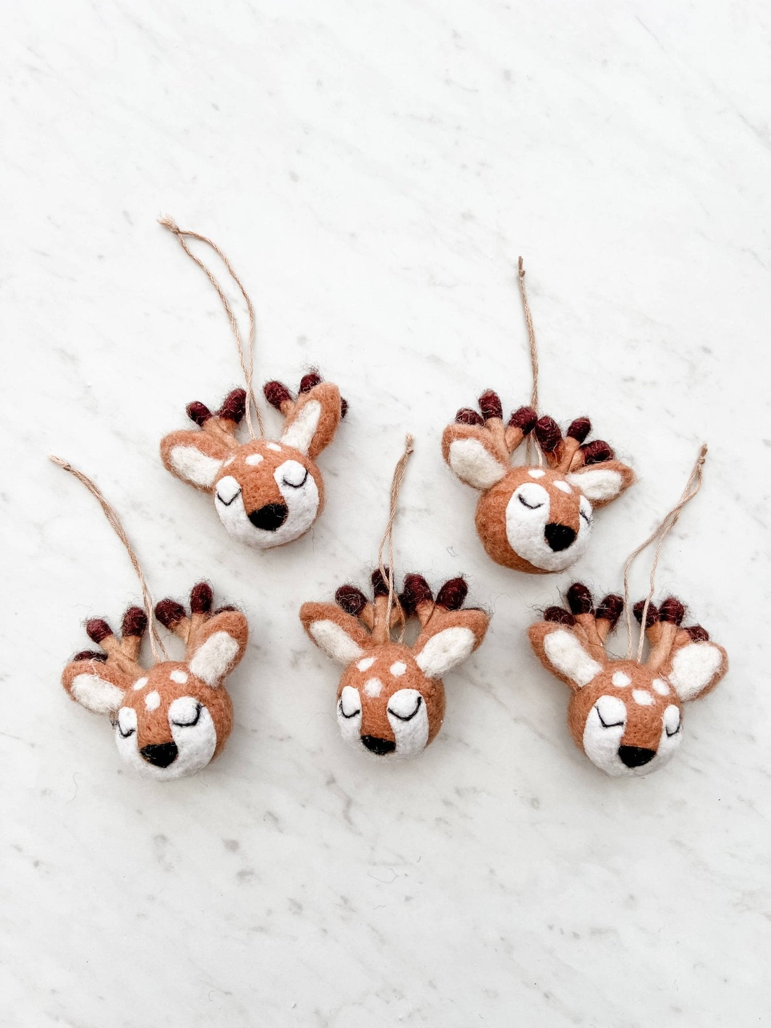 Felt Reindeer Ornaments - Nifty Decor & More