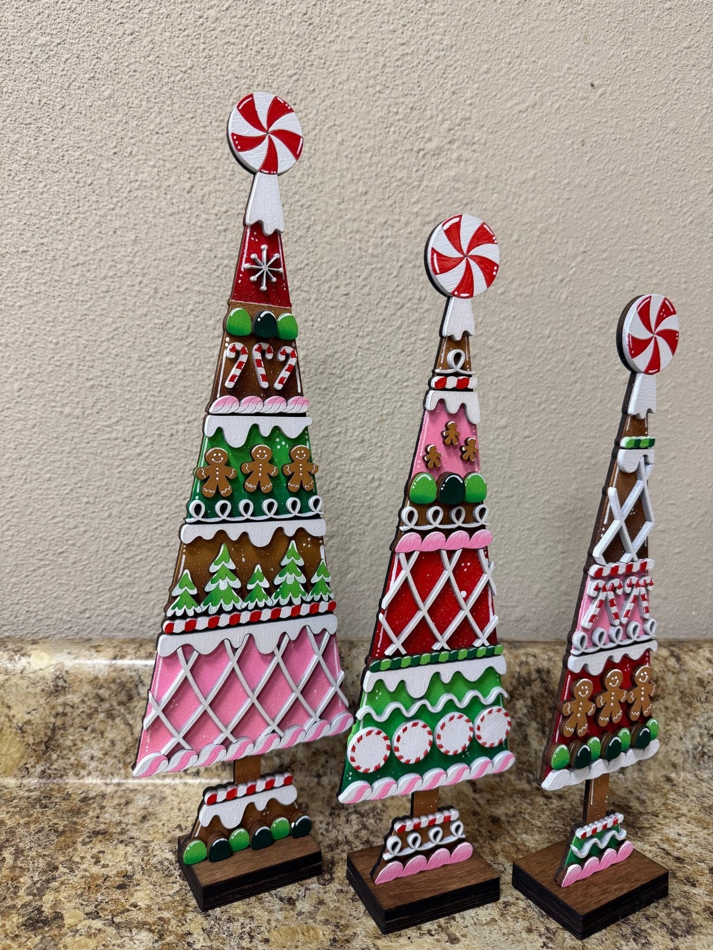 Festive Gingerbread Christmas Tree Set - Nifty Decor & More