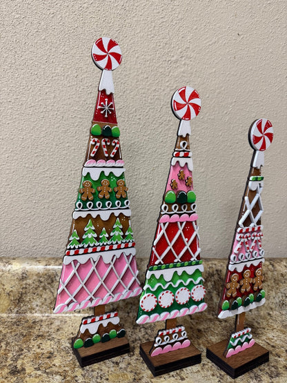 Festive Gingerbread Christmas Tree Set - Nifty Decor & More