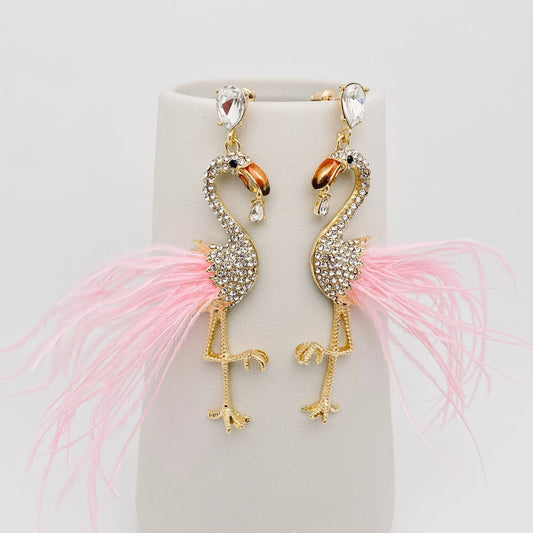 Flamingo Earrings - Nifty Decor & More