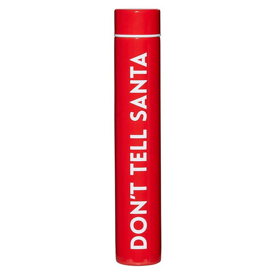 Flask Bottle - Don't Tell Santa