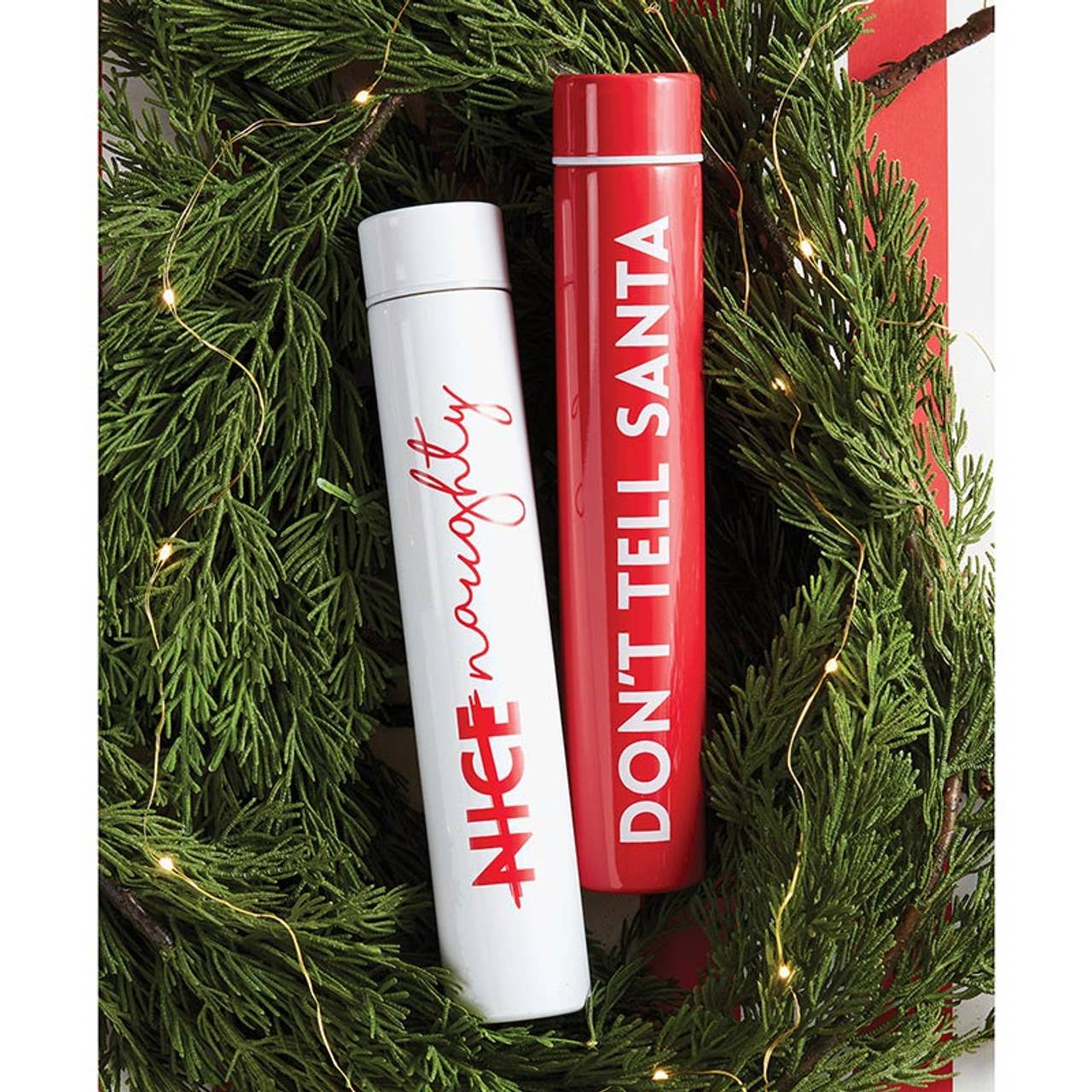 Flask Bottle - Don't Tell Santa - Nifty Decor & More