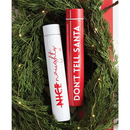 Flask Bottle - Don't Tell Santa - Nifty Decor & More