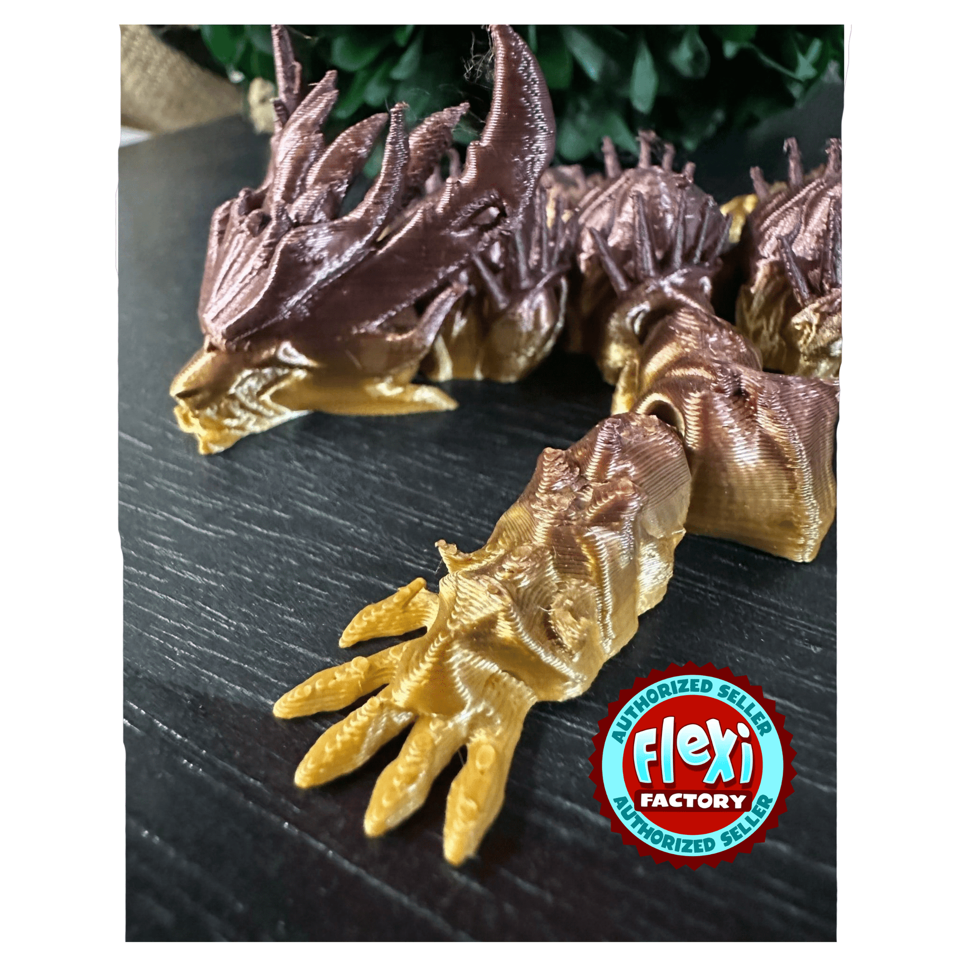 Flexi Dragon 3D Printed