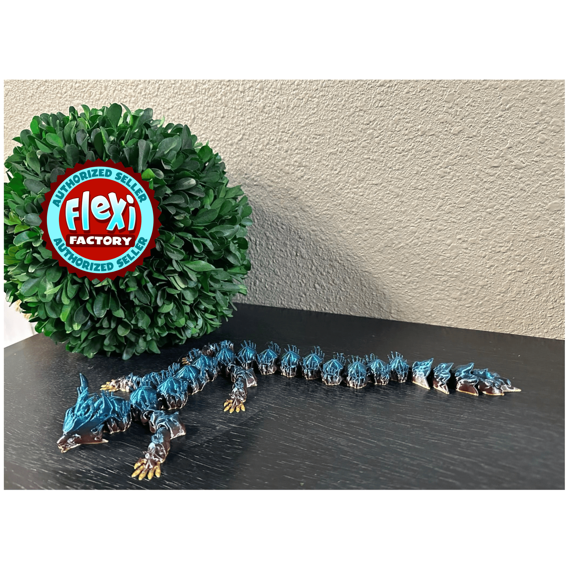 Flexi Dragon 3D Printed