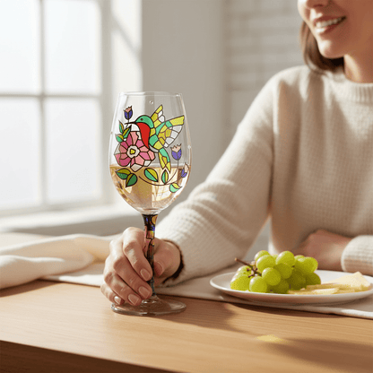 Flight of the Jewels Glass - Nifty Decor & More