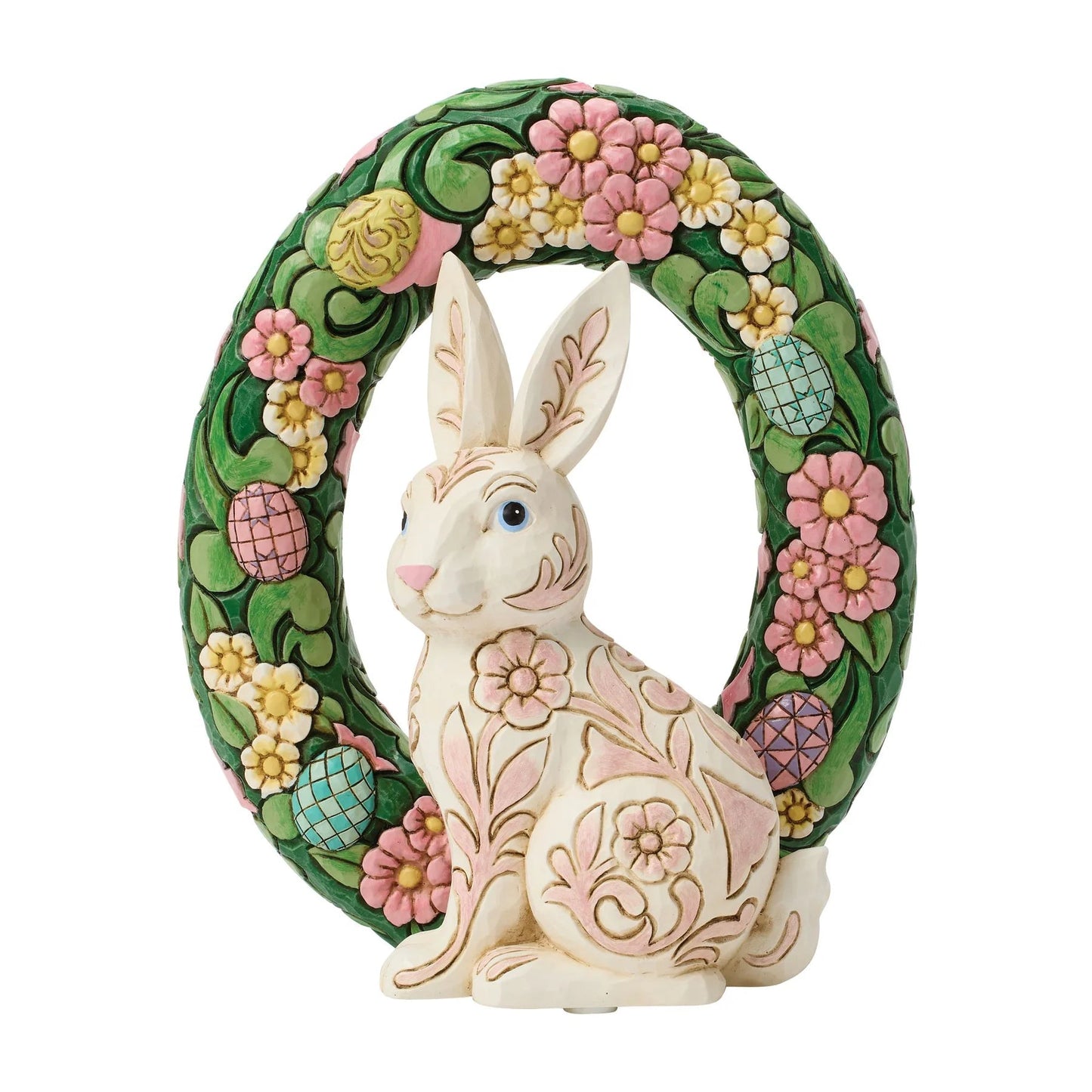 Floral Bunny Wreath - Nifty Decor & More