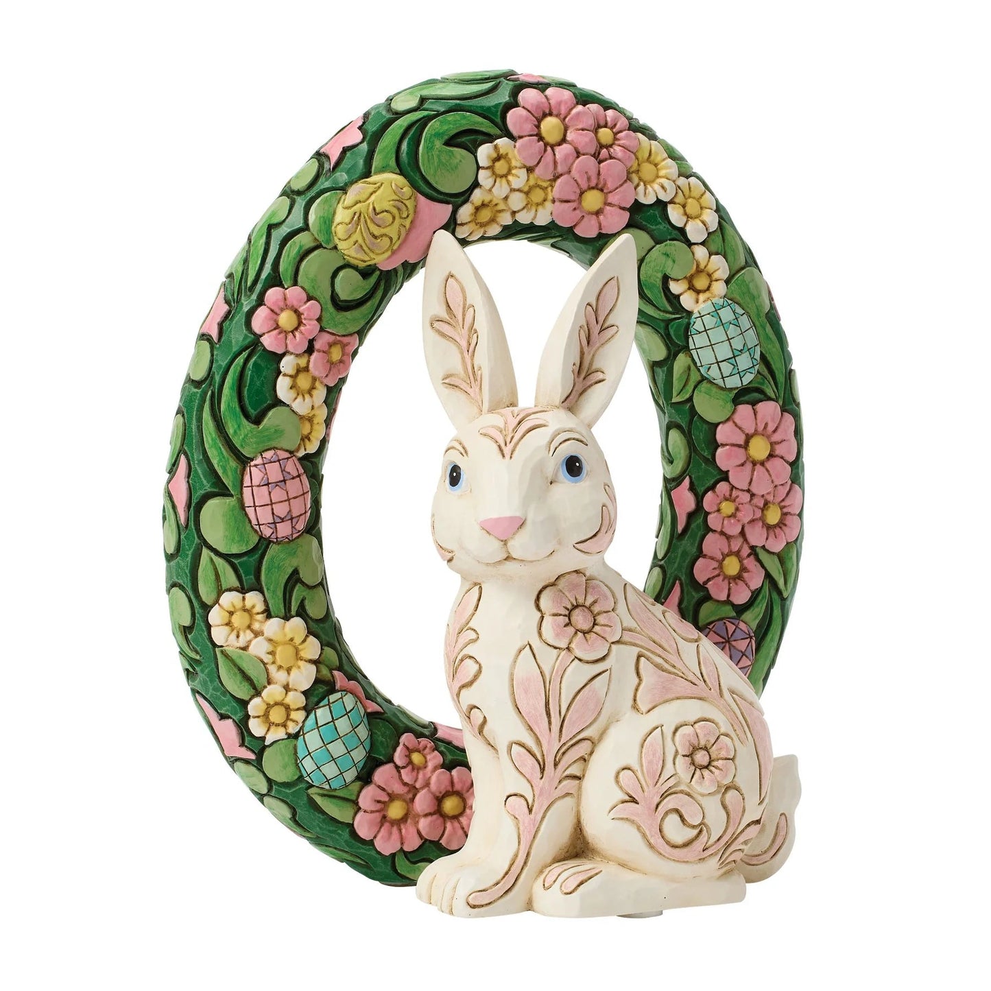 Floral Bunny Wreath - Nifty Decor & More