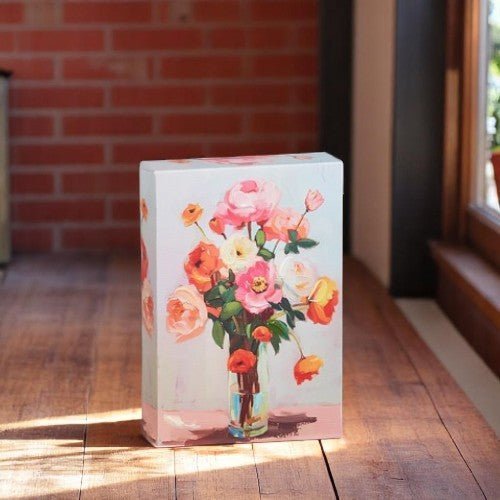 Floral Wall Art 6" Petite Botanical Print, Decorative Accent for Home, Perfect Gift for Plant Lovers - Nifty Decor & More
