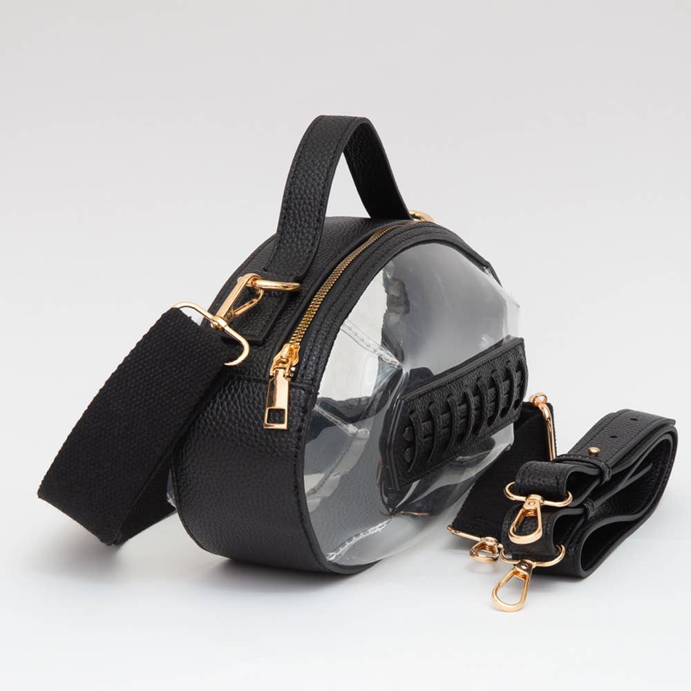 Football Shaped Purse Customizable Football Shaped - Nifty Decor & More