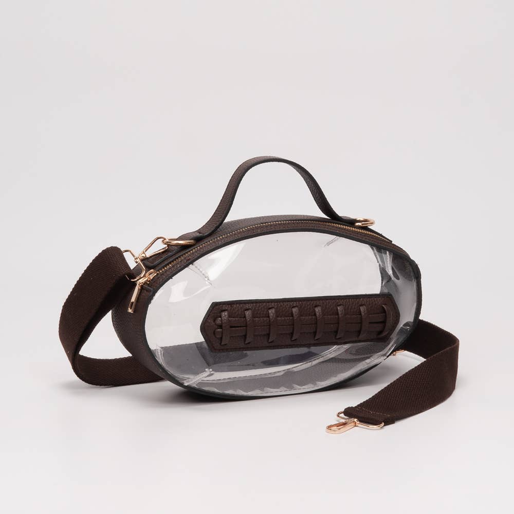 Football Shaped Purse Customizable Football Shaped - Nifty Decor & More