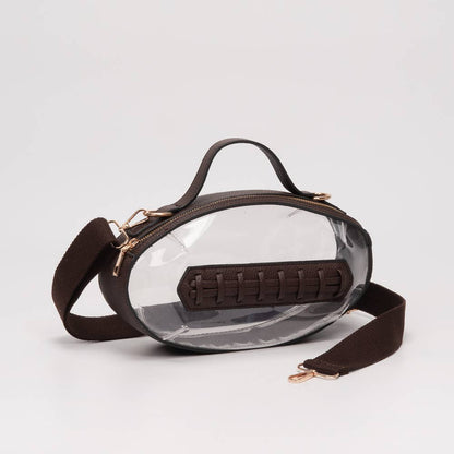 Football Shaped Purse Customizable Football Shaped - Nifty Decor & More