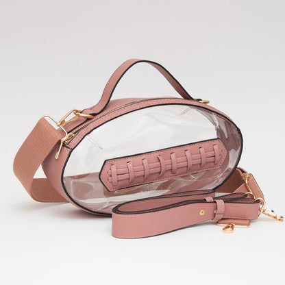 Football Shaped Purse Customizable Football Shaped - Nifty Decor & More