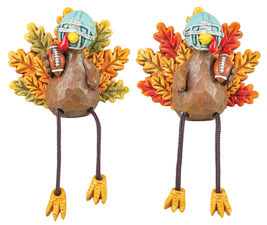 Football Turkey's with Dangling Legs