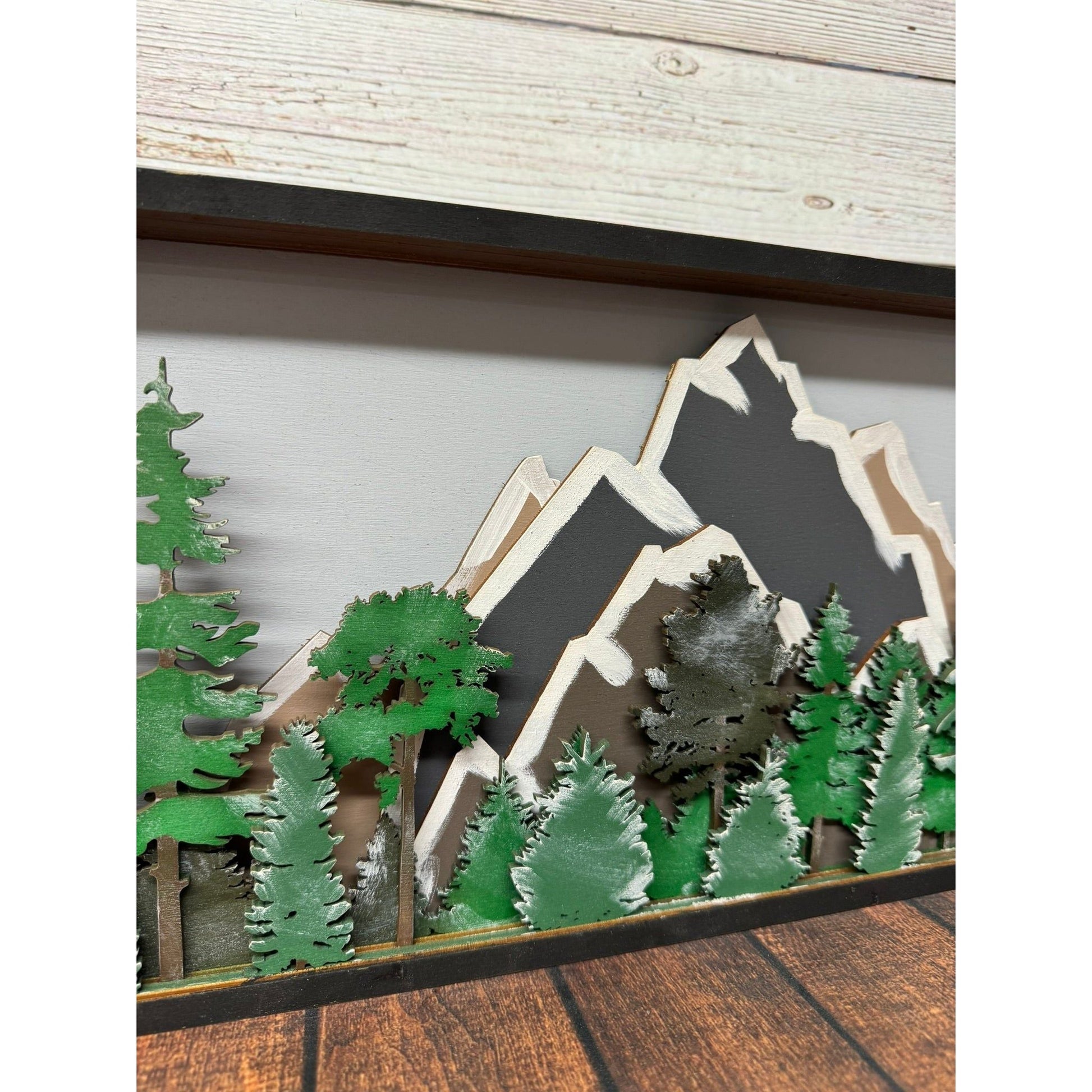 Forest Mountain Scene 3D Mountain 3D