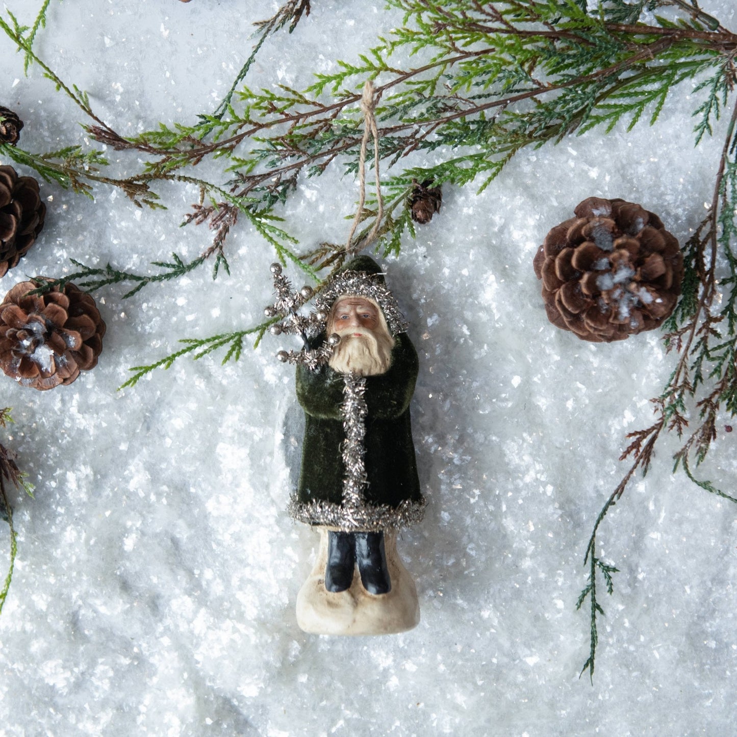 FOREST VELVET BELSNICKLE ORNAMENT - Nifty Decor & More
