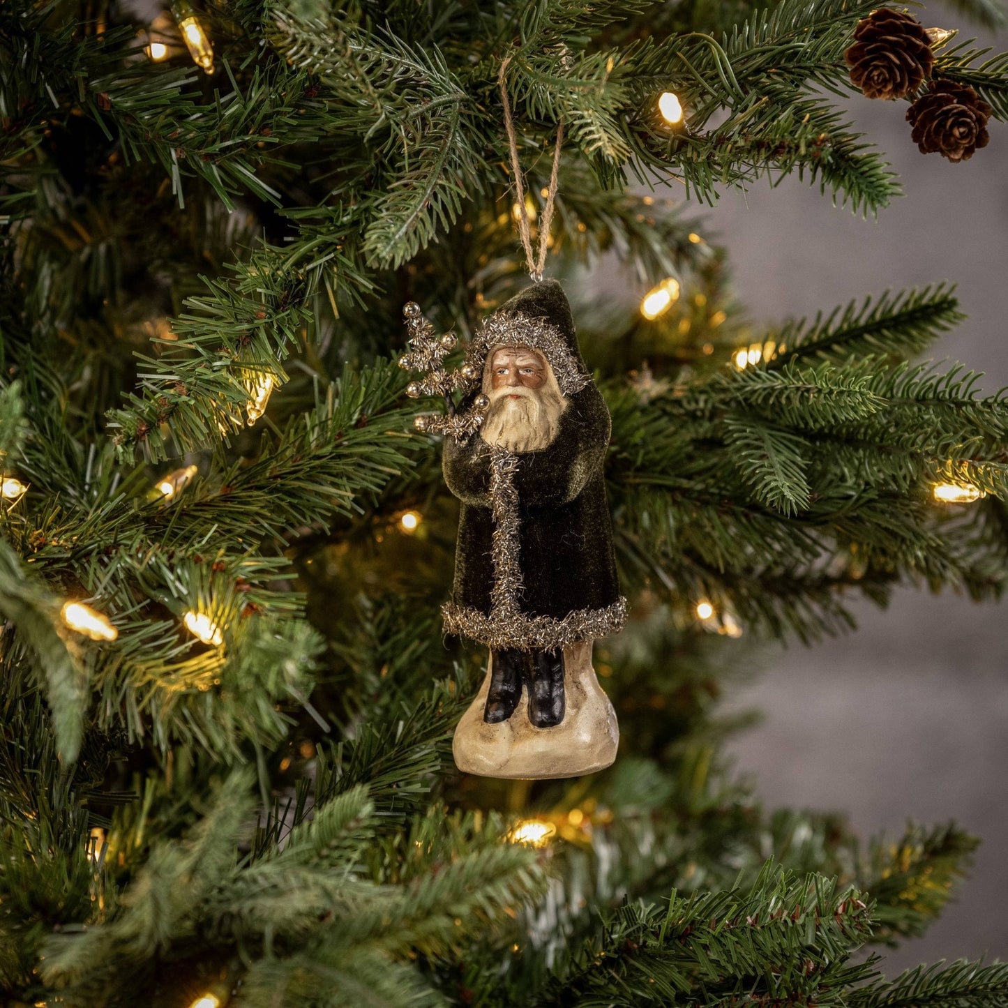 FOREST VELVET BELSNICKLE ORNAMENT - Nifty Decor & More