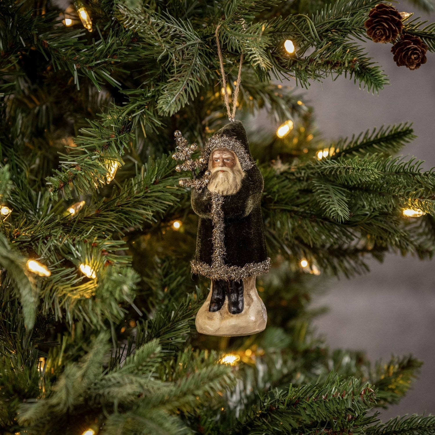 FOREST VELVET BELSNICKLE ORNAMENT - Nifty Decor & More