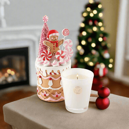 Fresh Gingerbread 14 oz. Gift Box Candle - Nifty Decor & More