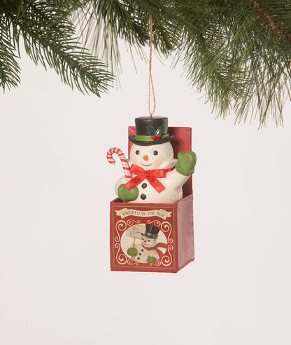 Frosty in the Box Ornament Christmas Ornament