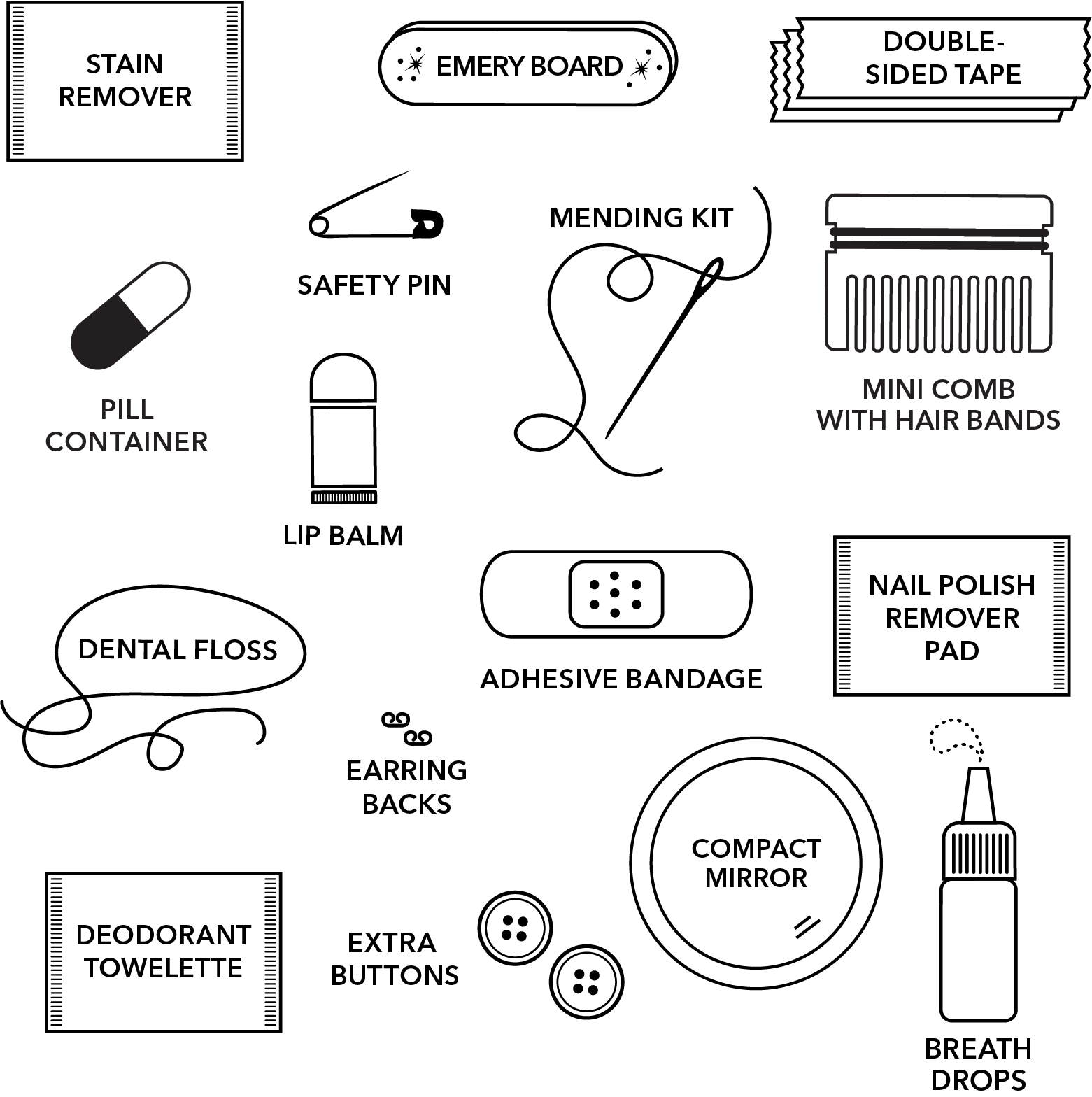 Funfetti Glitter Minimergency Kit - Nifty Decor & More