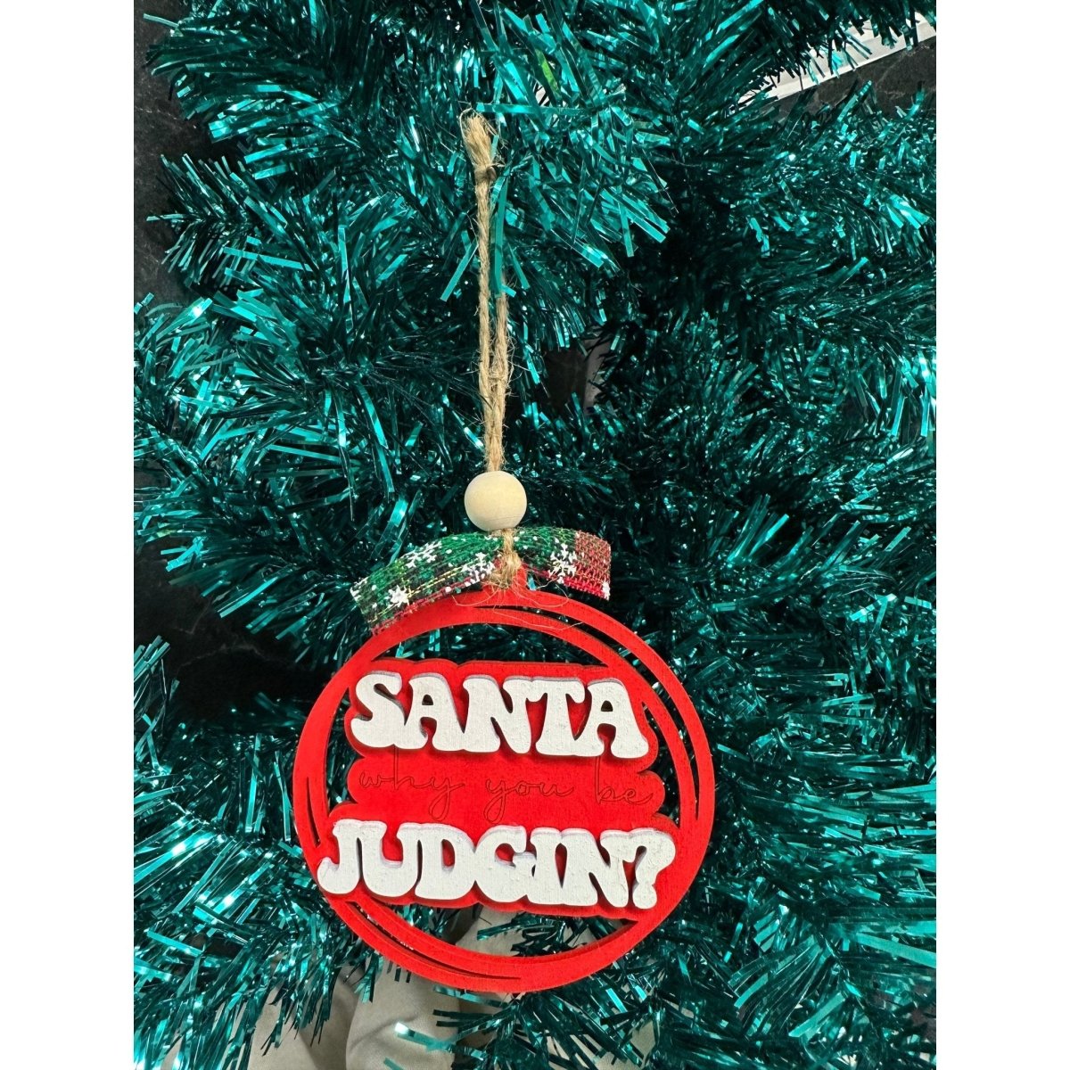 Funny Christmas Sayings Ornaments by NFR Designs - Nifty Decor & More