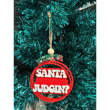 Funny Christmas Sayings Ornaments by NFR Designs - Nifty Decor & More