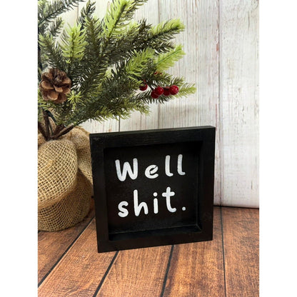 Funny Wood Block Sign - Nifty Decor & More