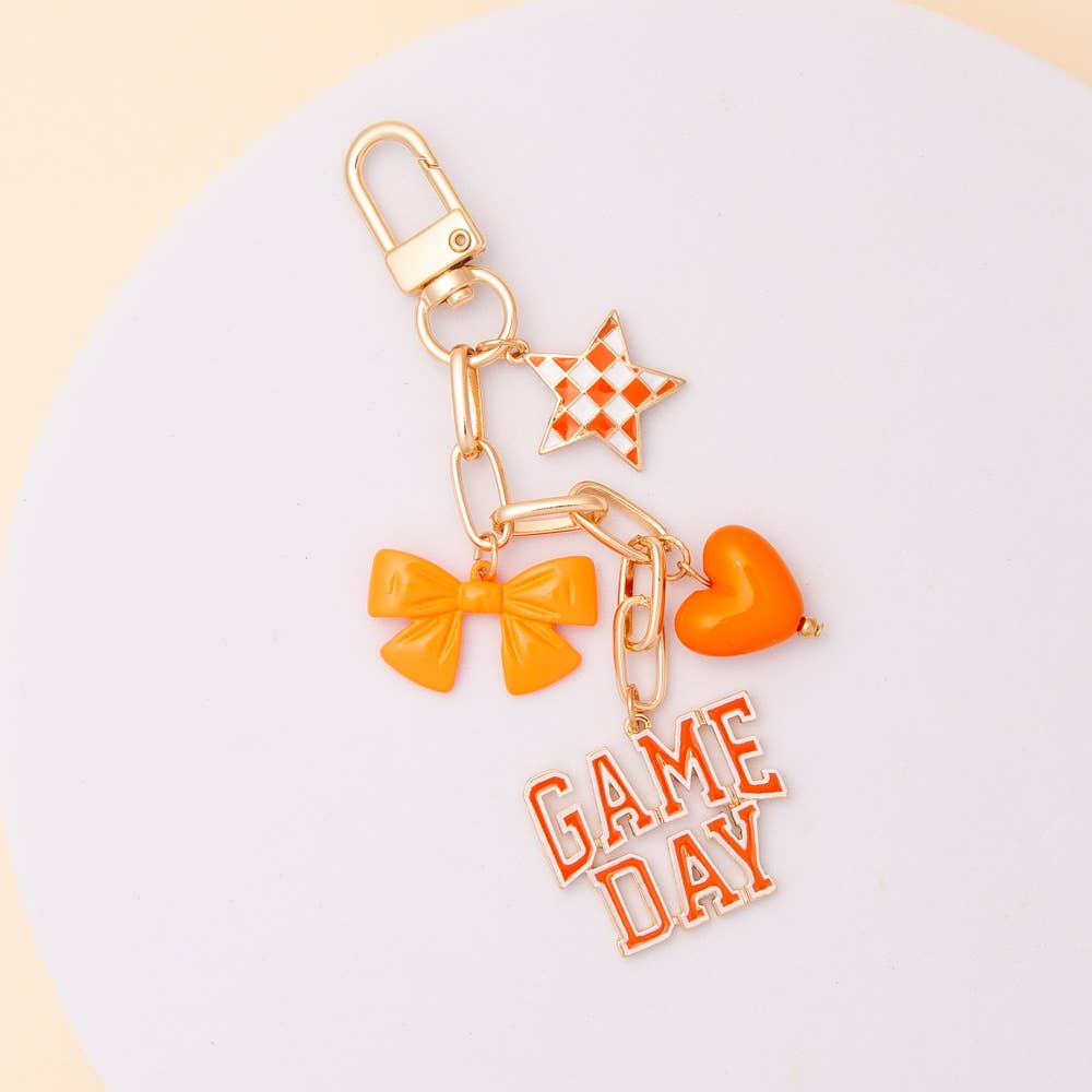 “Game Day” Bag Charm Keychain - Nifty Decor & More