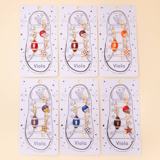 Game Day Football Shoe Charms - Nifty Decor & More