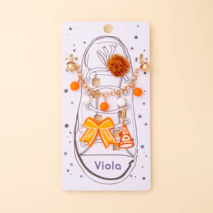 Game Day PomPom Shoe Chain with Assorted Charms - Nifty Decor & More