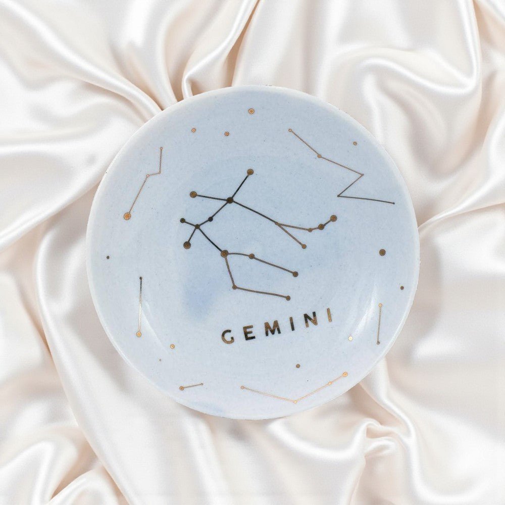 Gemini Zodiac Jewelry Dish - (May 21 - June 20) Ring Dishes & Trays