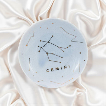 Gemini Zodiac Jewelry Dish - (May 21 - June 20) - Nifty Decor & More
