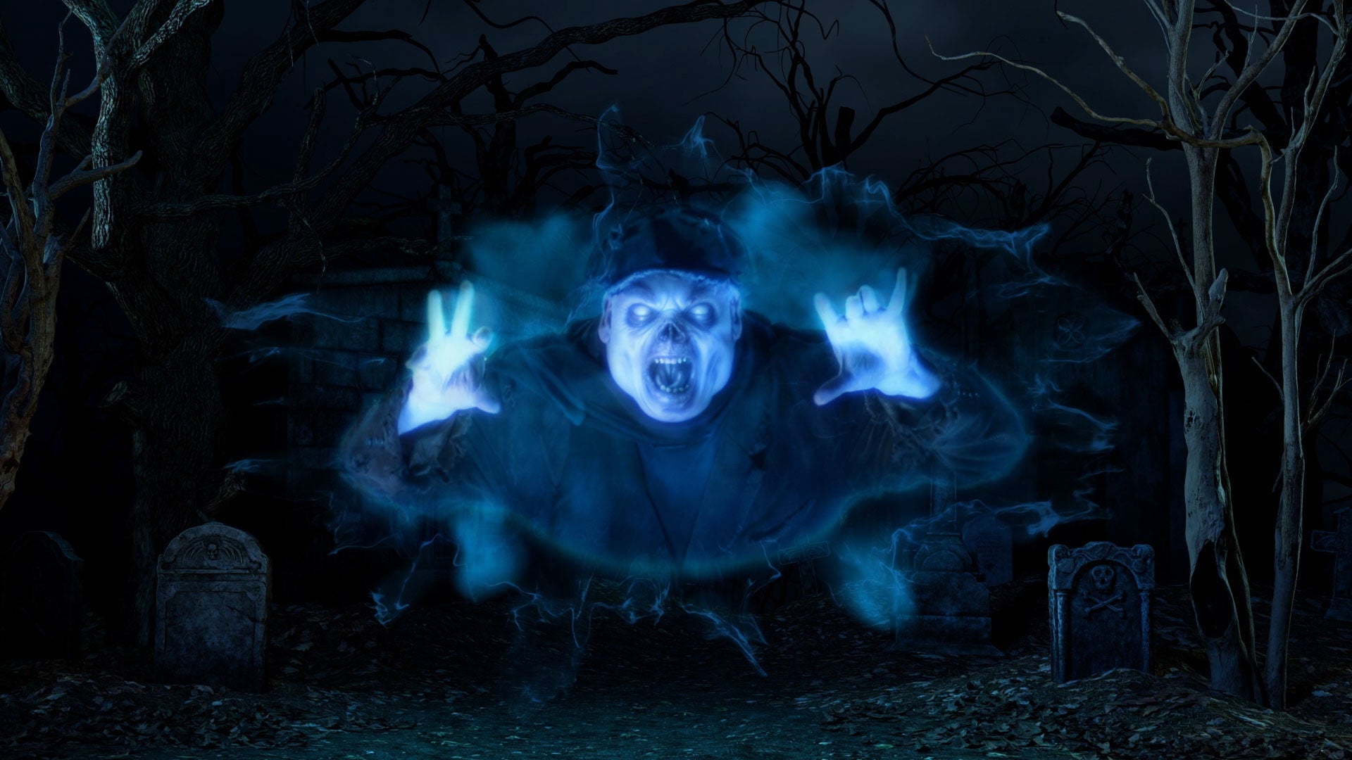 Ghastly Grave Robber Scene