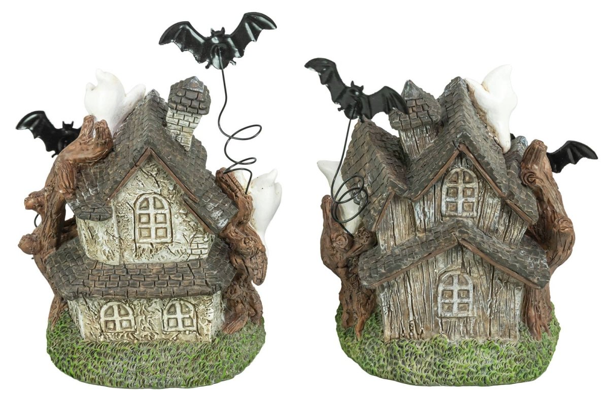 Ghastly Halloween Haunted House with LED - Nifty Decor & More