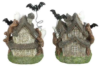 Ghastly Halloween Haunted House with LED - Nifty Decor & More