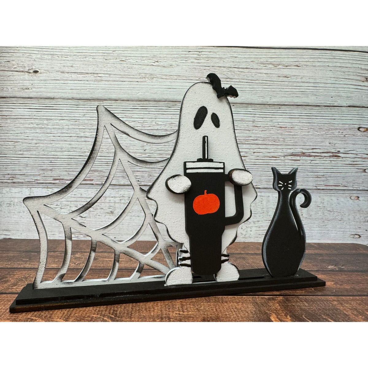 Ghost & Cat Shelf Sitter - Nifty Decor & More