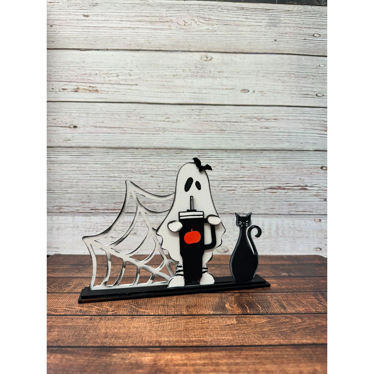 Ghost & Cat Shelf Sitter - Nifty Decor & More