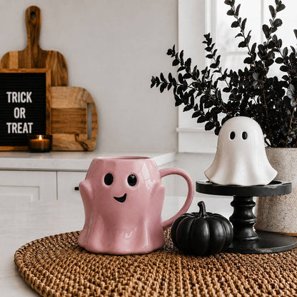 Ghost Mugs, Halloween + Fall Kitchen Drinkware Cute & Modern - Nifty Decor & More