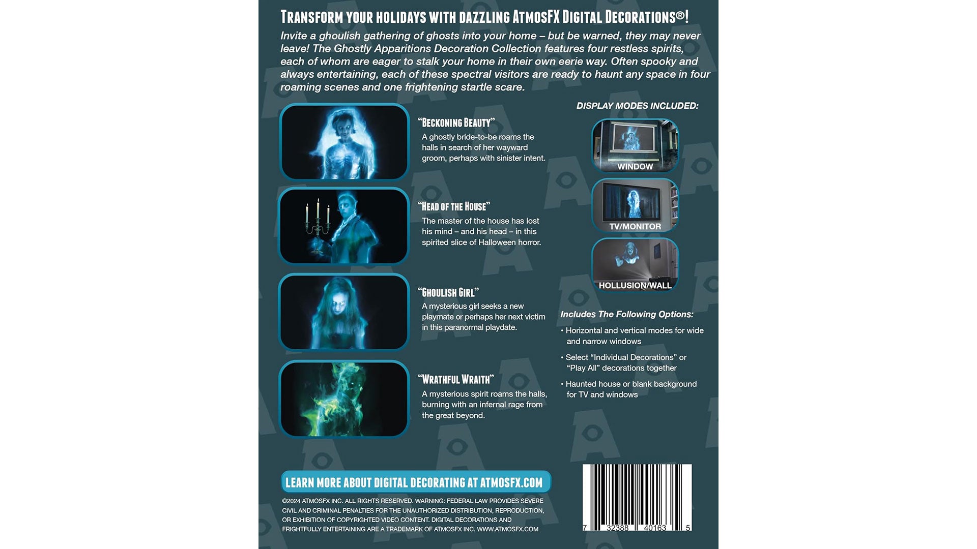 Ghostly Apparitions USB Drive Decoration Collection