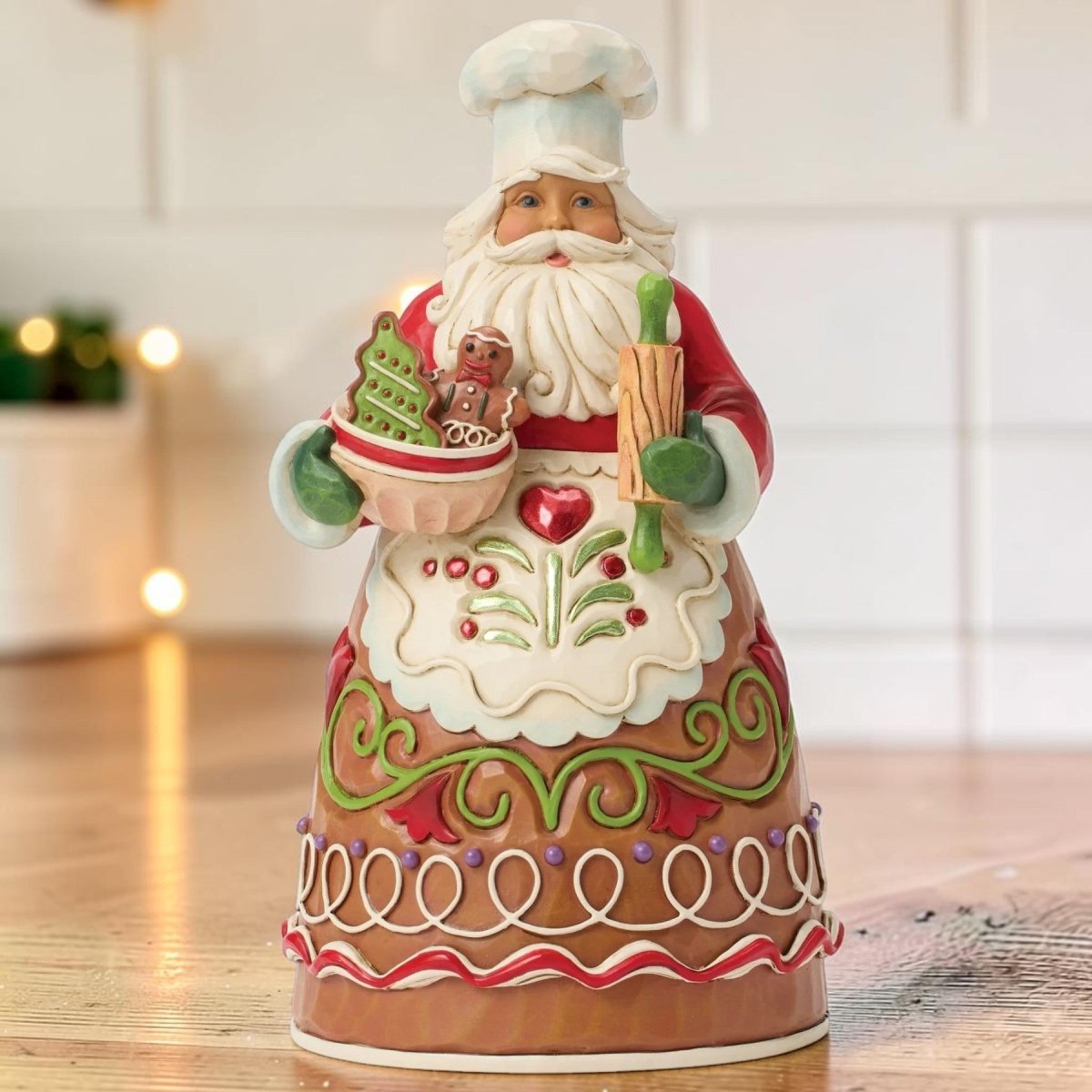 Gingerbread Pastry Chef Santa - Nifty Decor & More