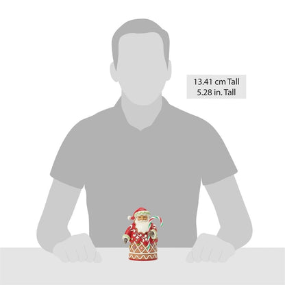 Gingerbread Santa Candy Pint - Nifty Decor & More