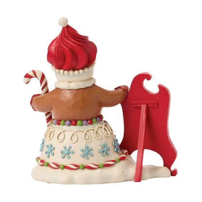 Gingerbread Snowman Sign Fig - Nifty Decor & More