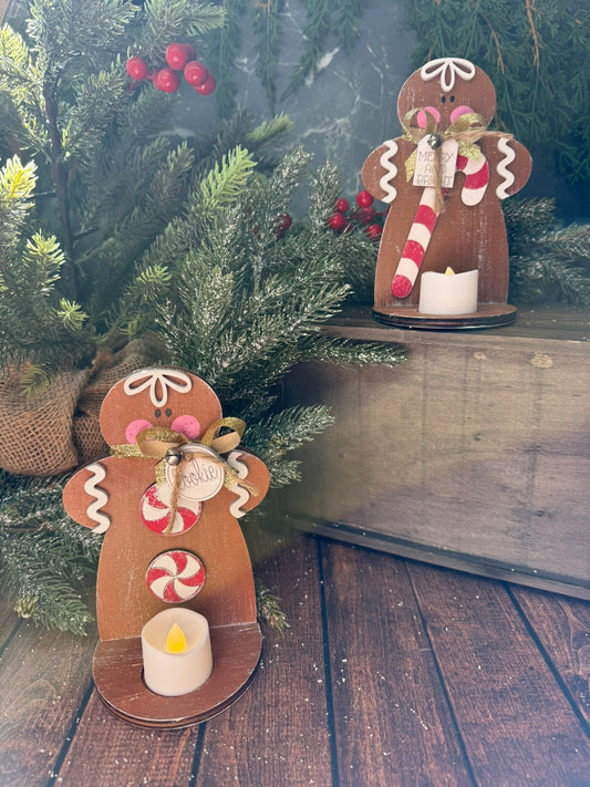 Gingerbread Votive Set - Nifty Decor & More