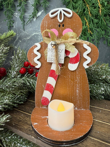 Gingerbread Votive Set - Nifty Decor & More